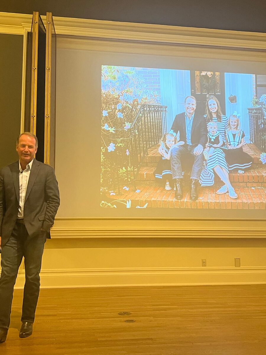Chris shares the story behind Southern Bulb Company on stage